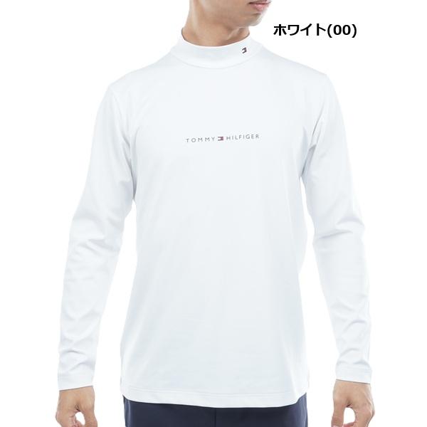 トミーヒルフィガー ゴルフ メンズ ベア天 長袖モックネックシャツ TOMMY HILFIGER  THMA563 2025年秋冬モデル | TOMMY HILFIGER GOLF | 01
