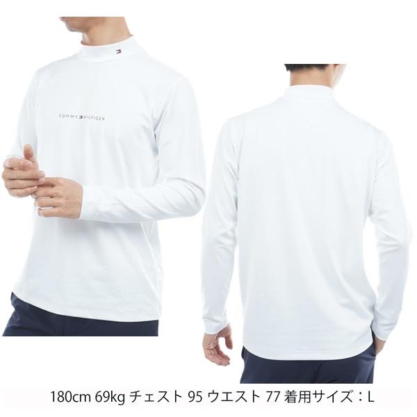 トミーヒルフィガー ゴルフ メンズ ベア天 長袖モックネックシャツ TOMMY HILFIGER  THMA563 2025年秋冬モデル | TOMMY HILFIGER GOLF | 06