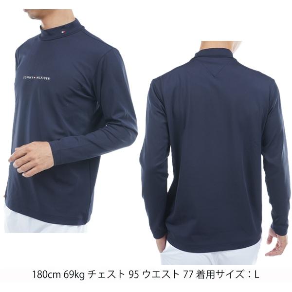 トミーヒルフィガー ゴルフ メンズ ベア天 長袖モックネックシャツ TOMMY HILFIGER  THMA563 2025年秋冬モデル | TOMMY HILFIGER GOLF | 07