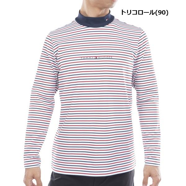 トミーヒルフィガー ゴルフ メンズ ベア天 長袖モックネックシャツ TOMMY HILFIGER  THMA563 2025年秋冬モデル | TOMMY HILFIGER GOLF | 04