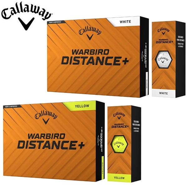 キャロウェイ ゴルフボール ウォーバード ディスタンスプラス WARBIRD DISTANCE+ 1ダース 12個入り 新品 日本正規品 2025年発売 | Callaway