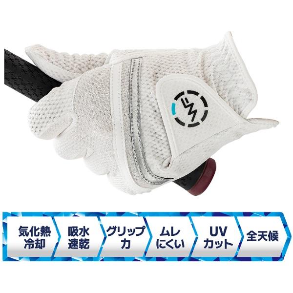 キャスコ ゴルフグローブ ウェザーフリー クールグローブ 左手用 手袋 メンズ WFCF-2417 【メール便配送】 | kasco | 02