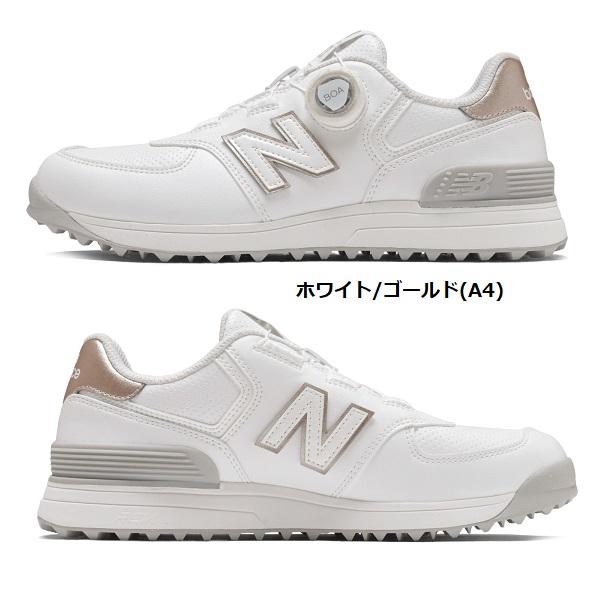 ニューバランス ゴルフシューズ 574 v4 SL BOA(R) WG574BA4 スパイクレス ボア レディース 日本正規品 New Balance Golf | New Balance Golf | 01