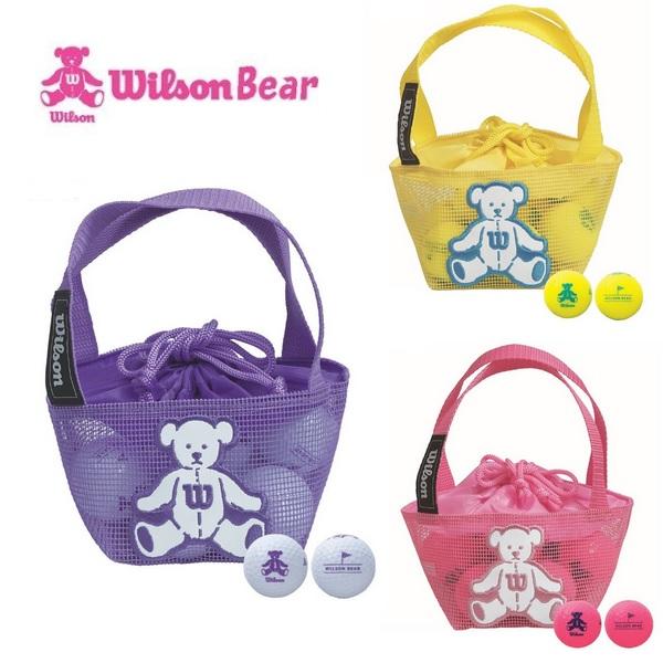 レディース ウィルソン ゴルフボール WILSON BEAR4 ネットケース入りゴルフボール(8個入) | WILSON BEAR