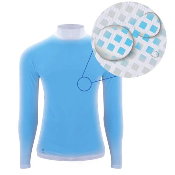 イオンスポーツ ゼロフィット アイスメッシュ 冷感アンダーウエア Vネック ロングスリーブ 夏用 男女兼用 ZEROFIT ICE MESH | EON SPORTS | 05