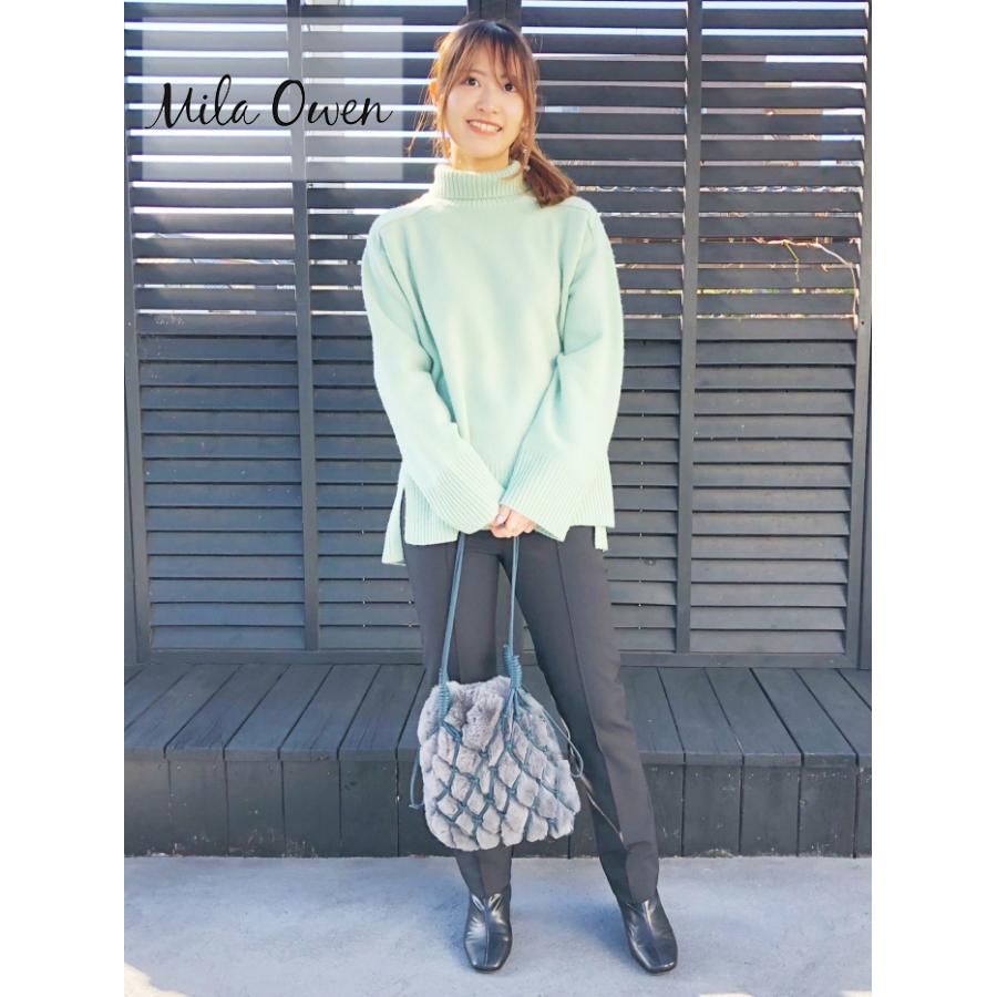 Mila Owen MilaOwen(ミラ オーウェン) ヤク混ハイネックルーズ Mila Owen MilaOwen(ミラ オーウェン) ヤク混ハイネックルーズ