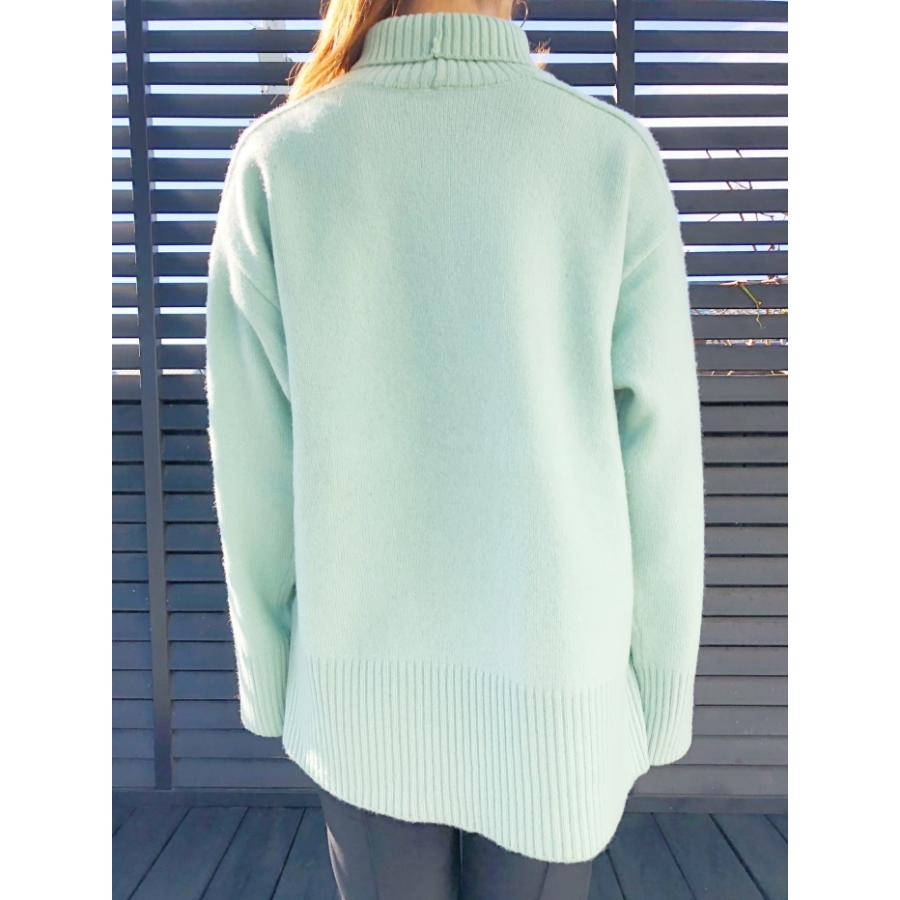 Mila Owen MilaOwen(ミラ オーウェン) ヤク混ハイネックルーズニット  