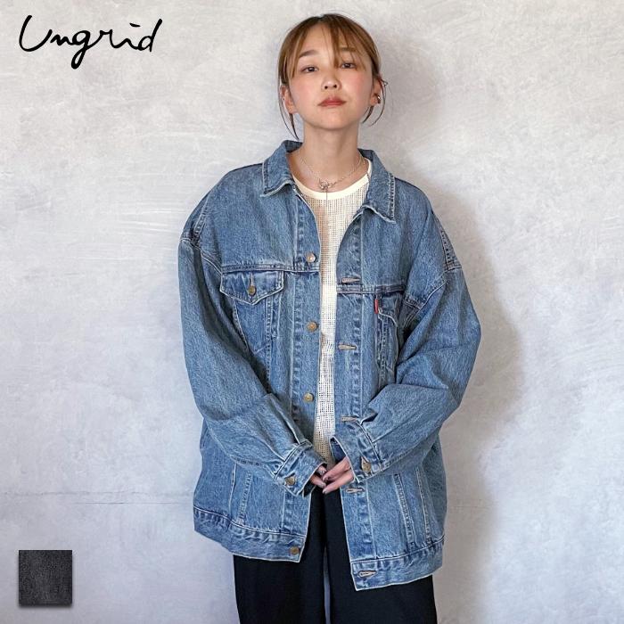 Ungrid (アングリッド) ビッグシルエット デニム ジャケット (112340205801) : 112340205801 : CHIKUMA  Online store - 通販 - Yahoo!ショッピング