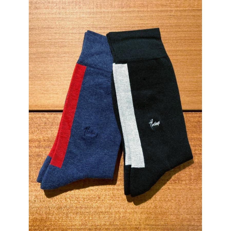 THE SOX Luxury Socks(ザソックス) 靴下 BACK LINE (161-1059) メンズ □｜spisurre