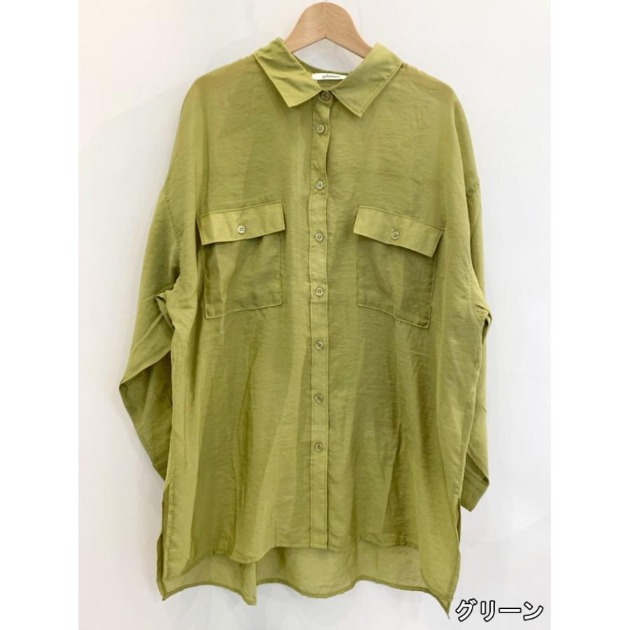 gleam シャツ (341003) シアーシャツ レディース□ : CHIKUMA gleam シャツ (341003) シアーシャツ レディース□ : CHIKUMA
