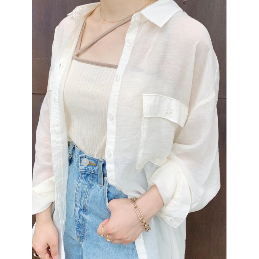 gleam シャツ (341003) シアーシャツ レディース□ : CHIKUMA gleam シャツ (341003) シアーシャツ レディース□ : CHIKUMA