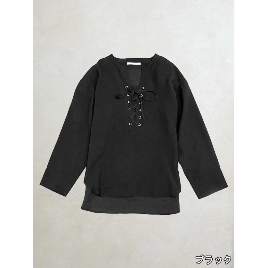 Johnbull(ジョンブル) レースアップブラウス (AS022) レディース