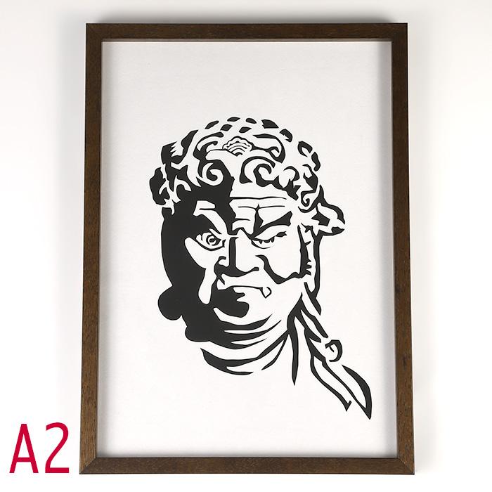 A3サイズ不動明王切り絵 不動明王 切り絵 A2 : スピざんまい - 通販 - Yahoo!ショッピング