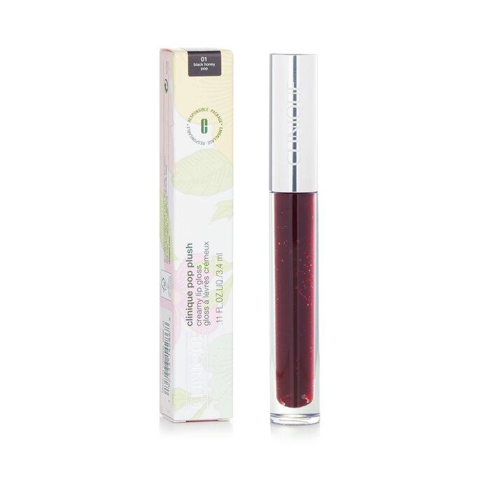 クリニーク リップグロス Pop Plush Creamy Lip Gloss - # 01 Black Honey Pop  3.4ml｜spl｜02