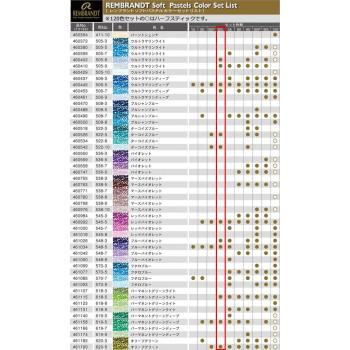 REMBRANDT　レンブラント　ソフトパステル　30色セット 風景画用 T300C30L　473393｜spl｜05