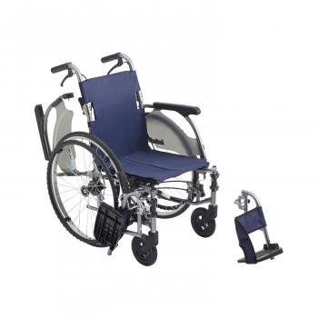 ミキ/MiKi　車いす　折りたたみ　軽量　CRTシリーズ　カルティマ　多機能　自走型　A16 紺　CRT-7Lo(56283円)