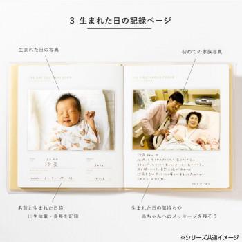 シンプル マタニティアルバム simple maternity album GMA-02 pastel yellow｜spl｜05