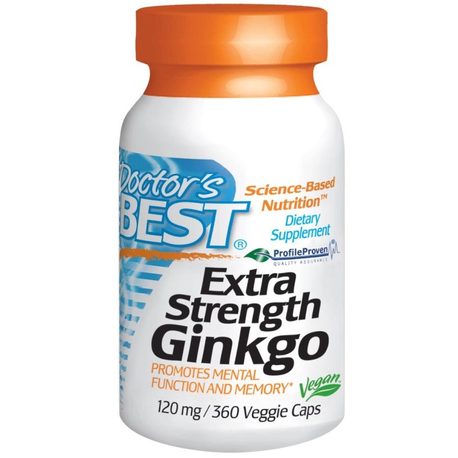 ドクターズベスト GINKO ギンコ 120mg 360ベジカプセル Doctor's Best｜spl