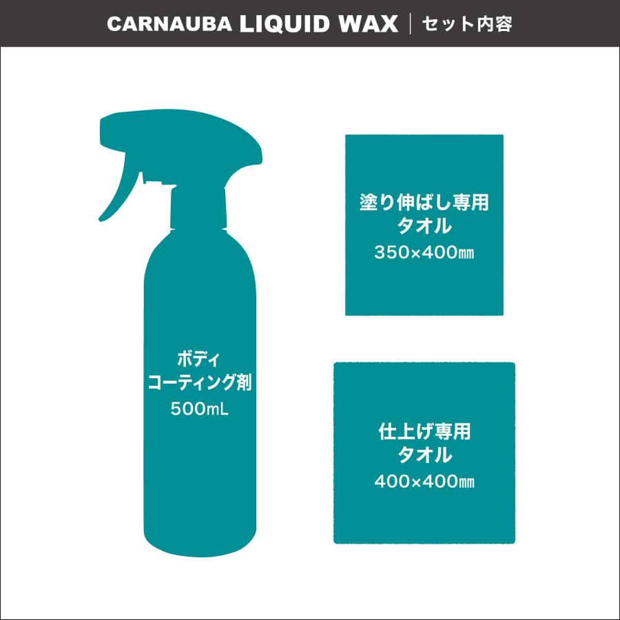 SPLASH JAPAN 洗車 ボディコーティング剤 タオルセット リキッド