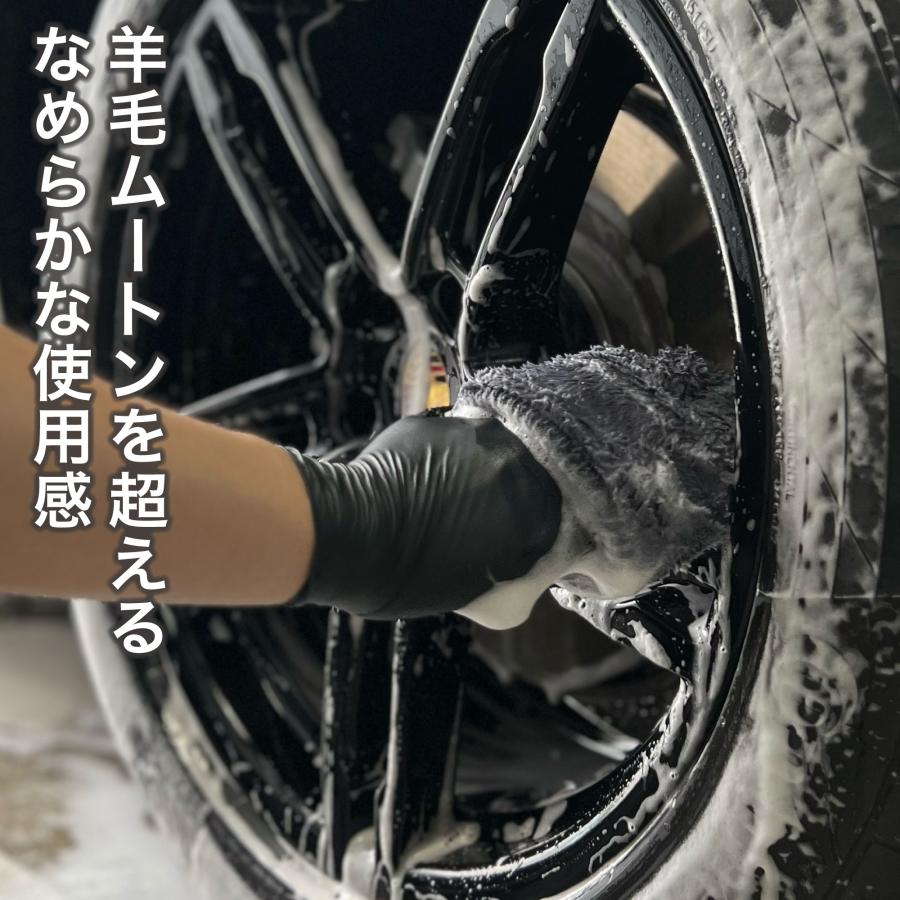 SPLASH JAPAN 洗車 ホイールミット グローブタイプ スポンジ マイクロ