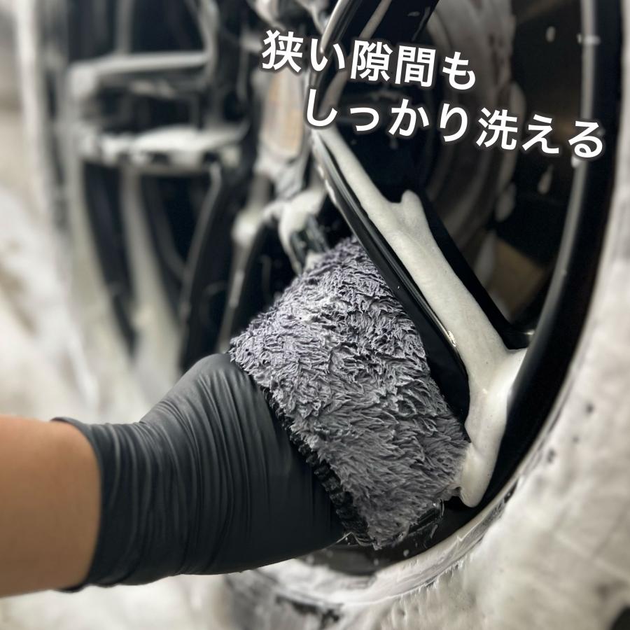 SPLASH JAPAN 洗車 ホイールミット グローブタイプ スポンジ マイクロ