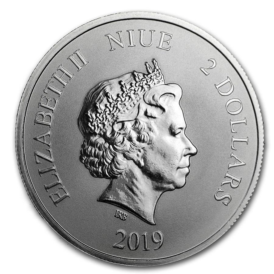 未流通品 ニウエ 風水 ホワイトタイガー 銀貨 シルバーコイン 1万枚  