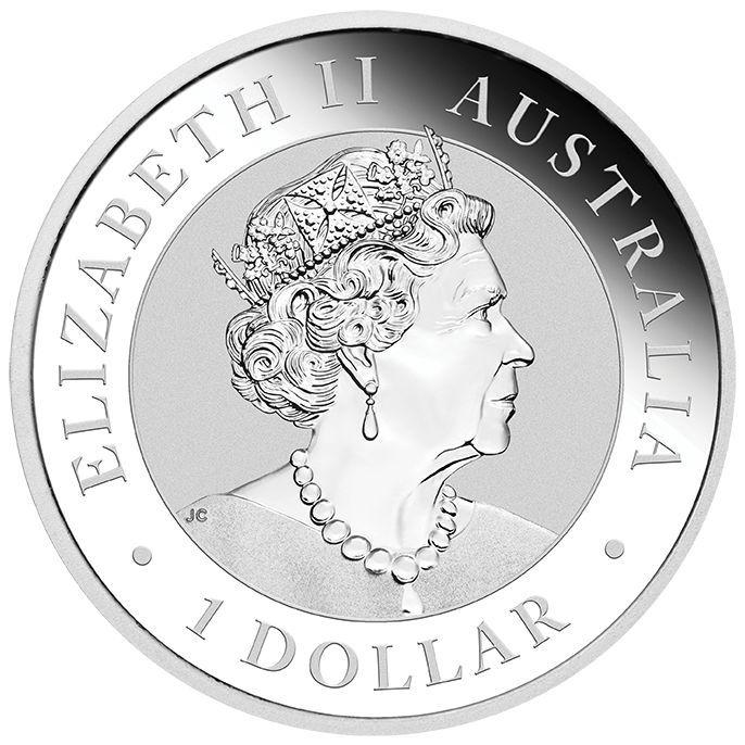 未流通品 オーストラリア 1oz 1オンス エミュー 銀貨 シルバーコイン 