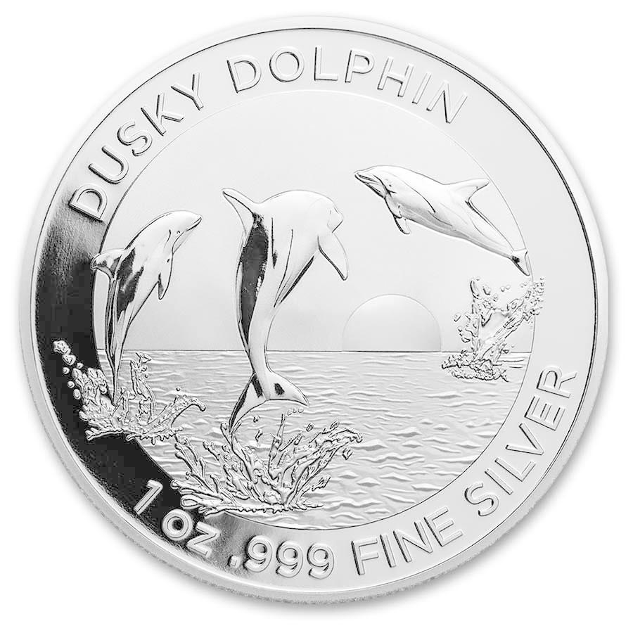 商舗 未流通品 ２０２２年 オーストラリア イルカ 銀貨 純銀 １オンス コインカプセル入り Aynaelda Com
