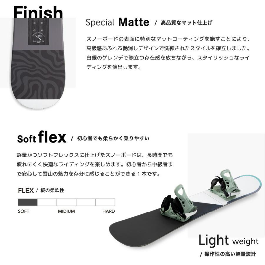 爆買 セール P5倍 スノーボード 板 3点セット レディース Q-LACE