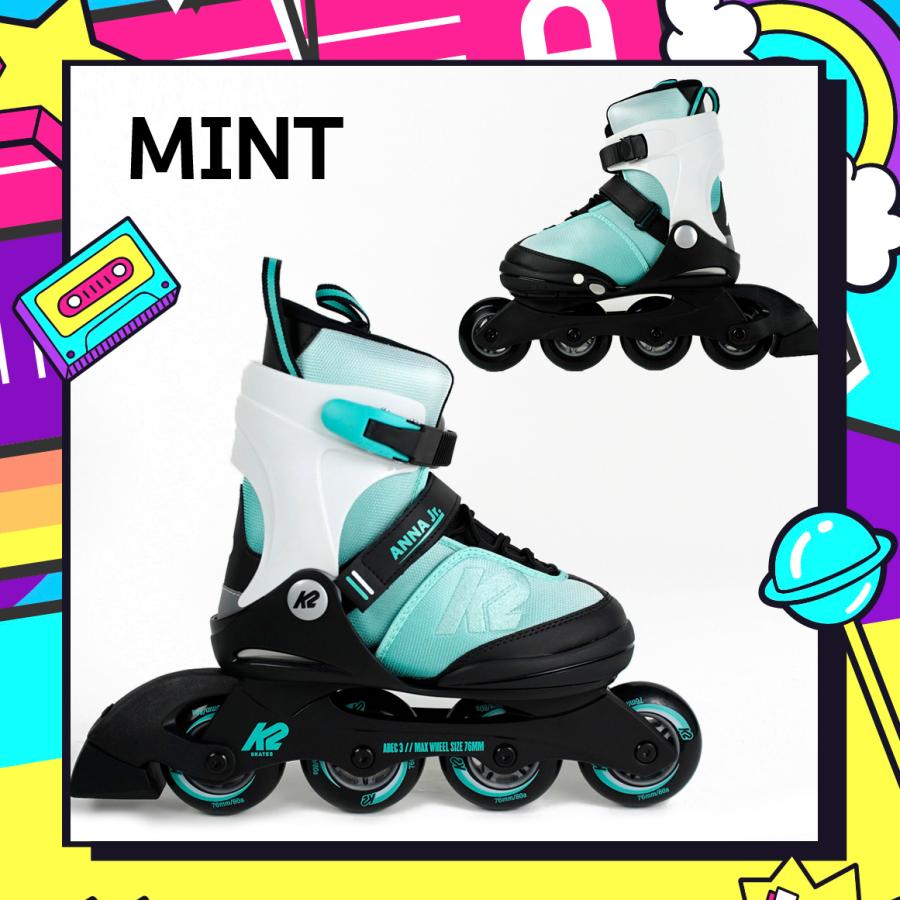 インラインスケート ジュニア キッズ K2 INLINE SKATE EDDIE JR ANNA JR ケーツー ローラースケート ローラー