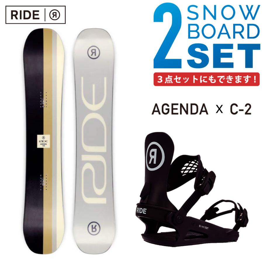 RIDE スノーボード 板 2点セット 3点セット AGENDA ライド アジェンダ