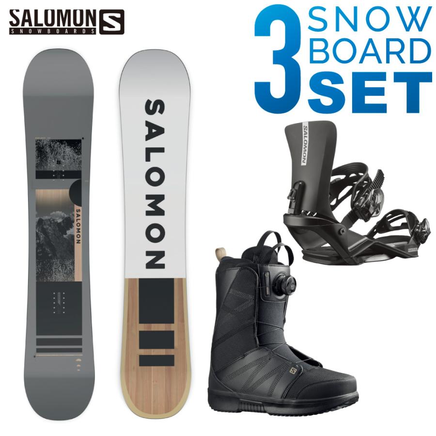 SALOMON スノーボード 3点セット REFLECT men リフレクト RHYTHM TITAN  