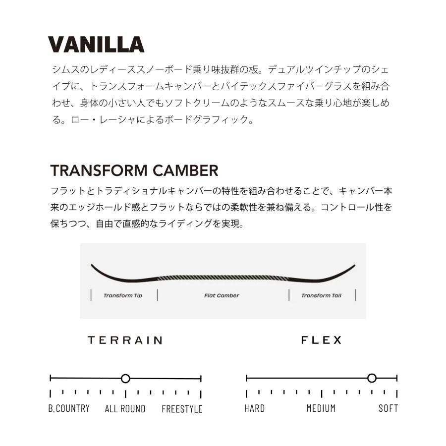 SIMS 2025 Newモデル SIMS VANILLA シムス ヴァニラ バニラ