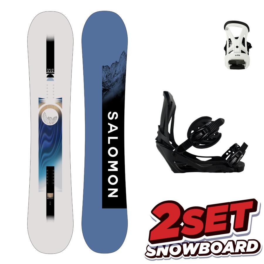 25-26 サロモン スノーボード 2点セット SALOMON REFLECT men LINK GRD