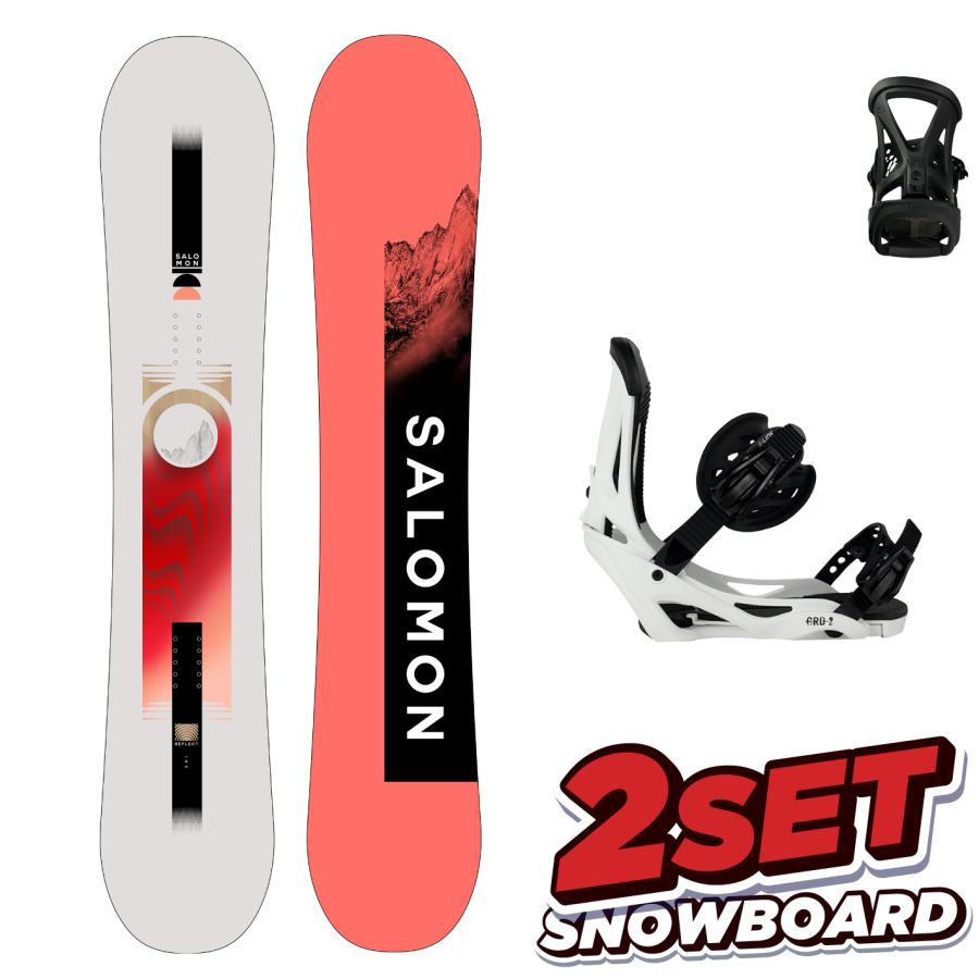 25-26 サロモン スノーボード 2点セット SALOMON REFLECT women