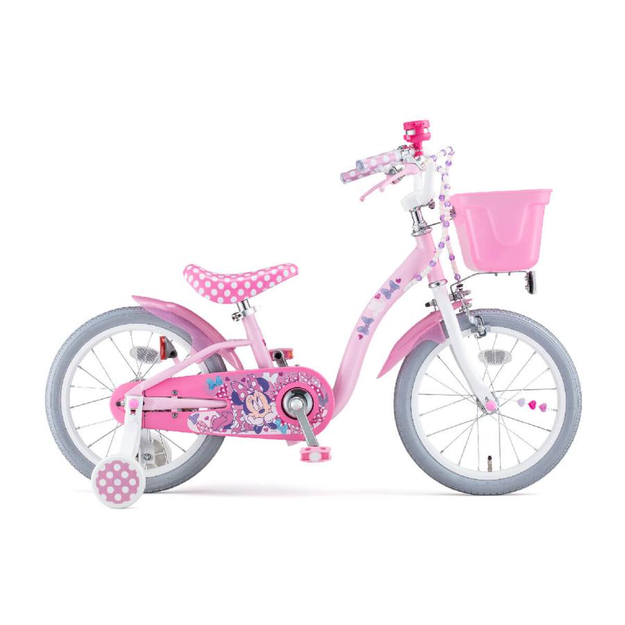 子供用自転車 ミニーマウス・ポルカドット ディズニー ides アイデス