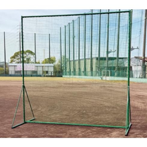 野球用 防球 フェンス 200cmx200cm 野球ネット・フレームセット 防球用