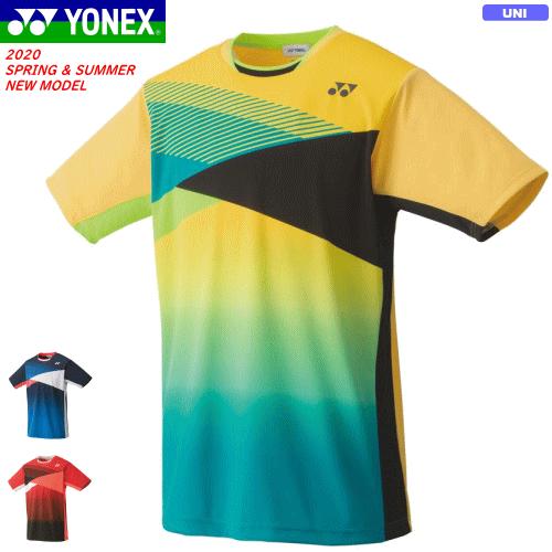 Yonex ヨネックス ソフトテニス ウェア ゲームシャツ 襟なし ユニホーム 半袖シャツ ユニセックス バドミントン メール便ok ソフトテニス館 通販 Yahoo ショッピング
