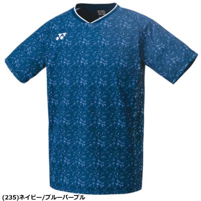 YONEX - YONEX ヨネックスゲームシャツ 品番10480 紺×青紫 サイズL YONEX（ヨネックス） ゲームシャツ(フィットスタイル) ソフトテニス