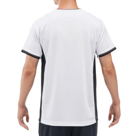 10566 ヨネックス ゲームシャツ ユニL ホワイト YONEX（ヨネックス） ゲームシャツ(フィットスタイル) ユニホーム 半袖