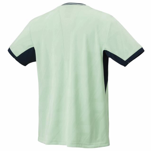 新品 YONEX メンズゲームシャツ Oサイズ グリーン 半袖Tシャツ、 YONEX（ヨネックス） ゲームシャツ ユニホーム 半袖シャツ