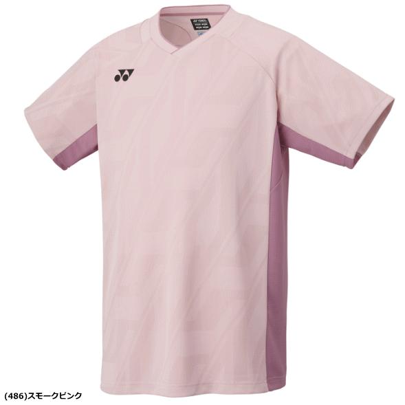YONEX ヨネックス ゲームシャツ 半袖 ピンク JP Mサイズ YONEX（ヨネックス） ゲームシャツ ユニホーム 半袖シャツ