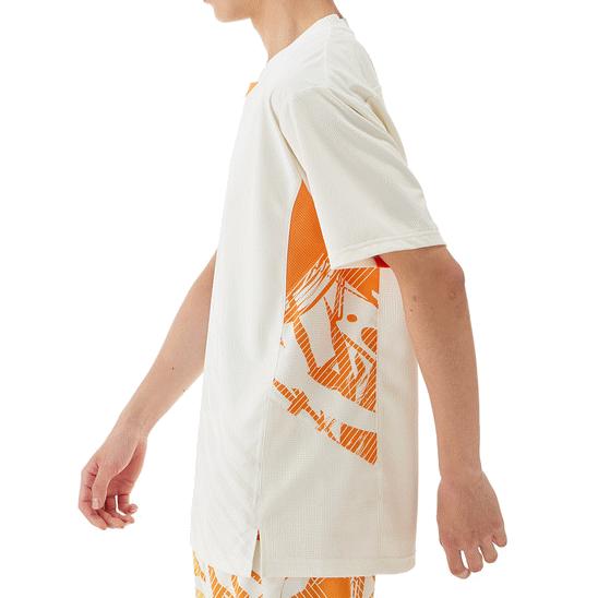 YONEX ヨネックス　MEN ゲームシャツ　ホワイト　Mサイズ YONEX（ヨネックス） ゲームシャツ ユニホーム 半袖シャツ