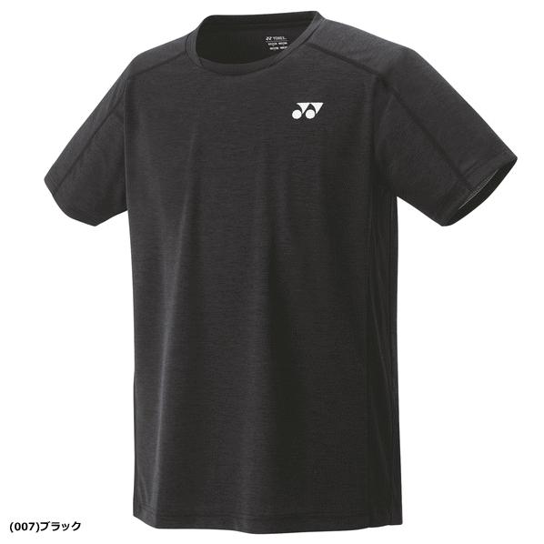 YONEX バドミントン 半袖シャツ 黒 YONEX（ヨネックス） ゲームシャツ（フィットスタイル）ユニホーム