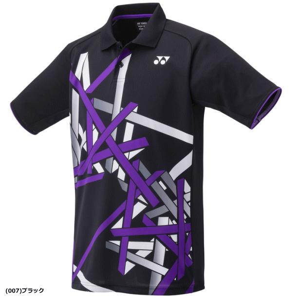 YONEX 花柄ポロシャツ 薄紫　レア YONEX（ヨネックス） ゲームシャツ ユニホーム 半袖ポロシャツ