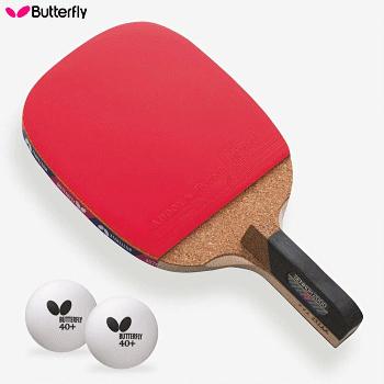 BUTTERFLY バタフライ 卓球ラケット センコー2000 ラバーばりラケット