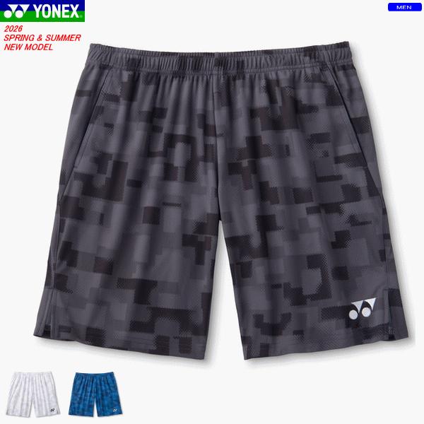 YONEX ハーフパンツ 幾何学模様 スポーツウェア YONEX（ヨネックス） ニットハーフパンツ ユニホーム ゲームパンツ 半