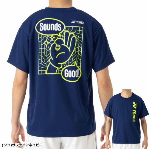 YONEX（ヨネックス） ドライTシャツ 半袖シャツ プリントTシャツ