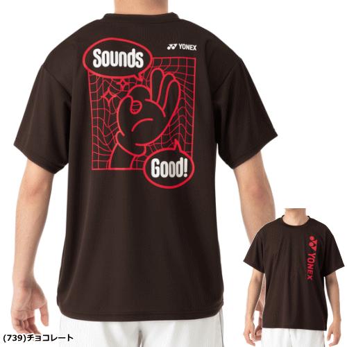 YONEX（ヨネックス） ドライTシャツ 半袖シャツ プリントTシャツ
