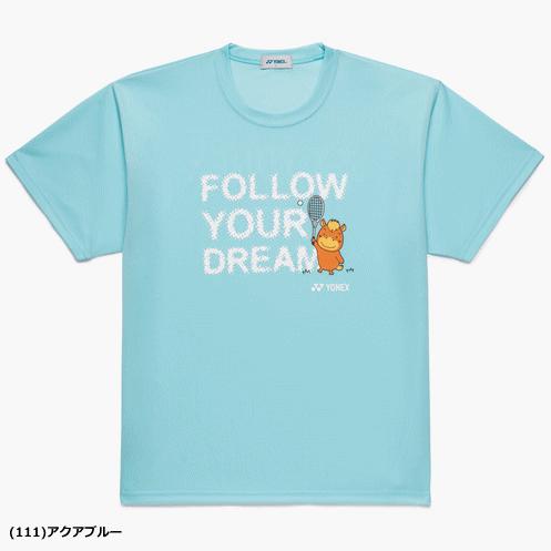YONEX（ヨネックス） ドライTシャツ 半袖シャツ プリントTシャツ